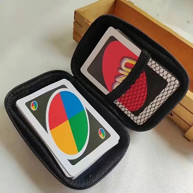 Board Game Uno - 1Pcs 블랙 UNO 스토리지 카드 게임