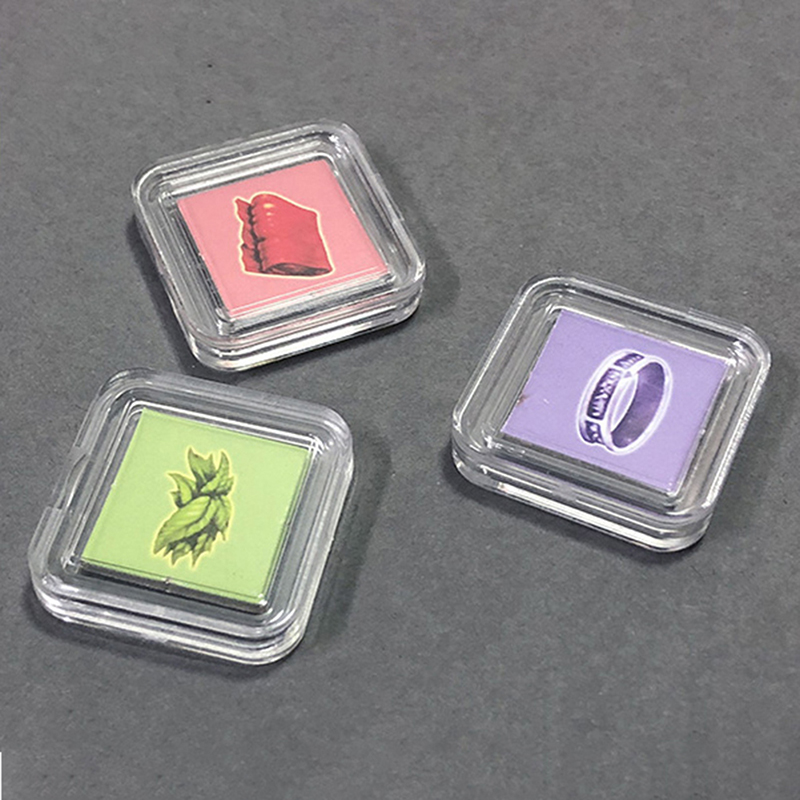 Board Game Vector - 10PCS 정사각형 투명 플라스틱 보호 컨테이너