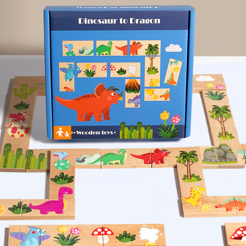 Board Game Education - 어린이 나무 지그 소 퍼즐 만화