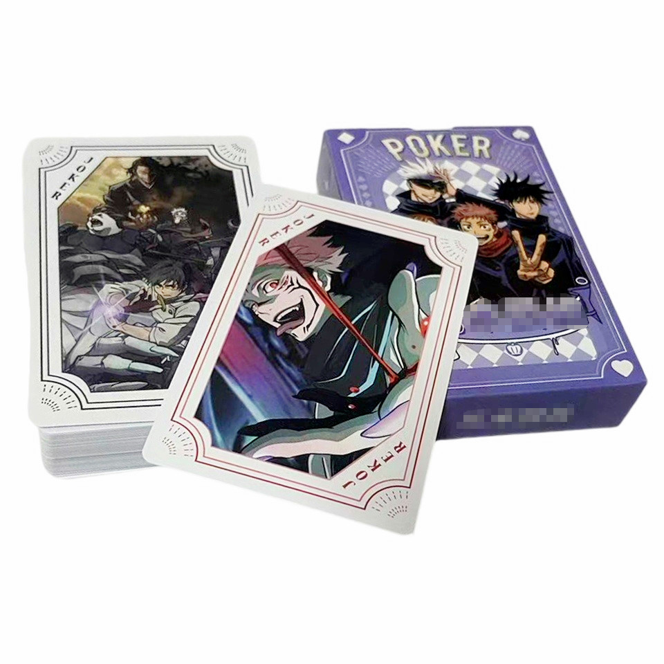 Board Game With Questions - Jujutsu Kaisen 포커 카드 놀이 보드