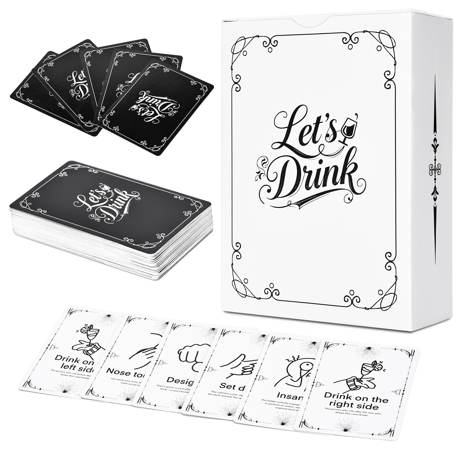 Board Game Quiz - 성인 음주 게임 카드 – 음주