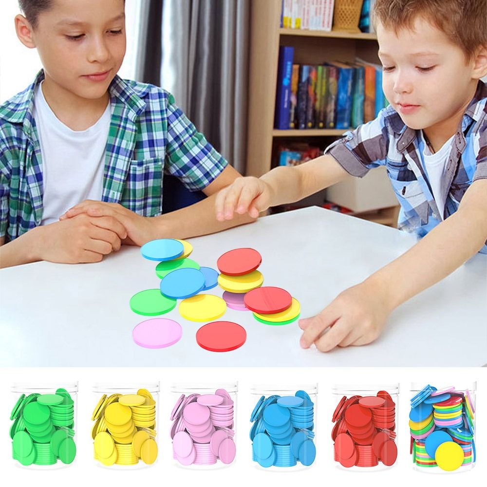 Board Game Vector - 100pcs 플라스틱 계산 칩 덧셈 뺄셈