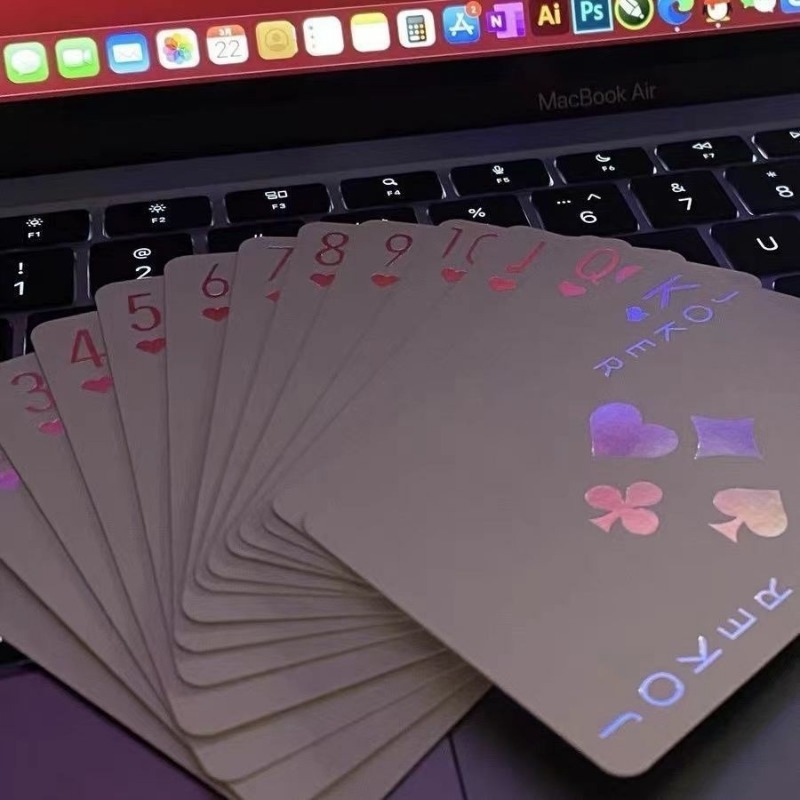 Board Game Uno - 레이저 컬러 포커 카드 테이블 게임용