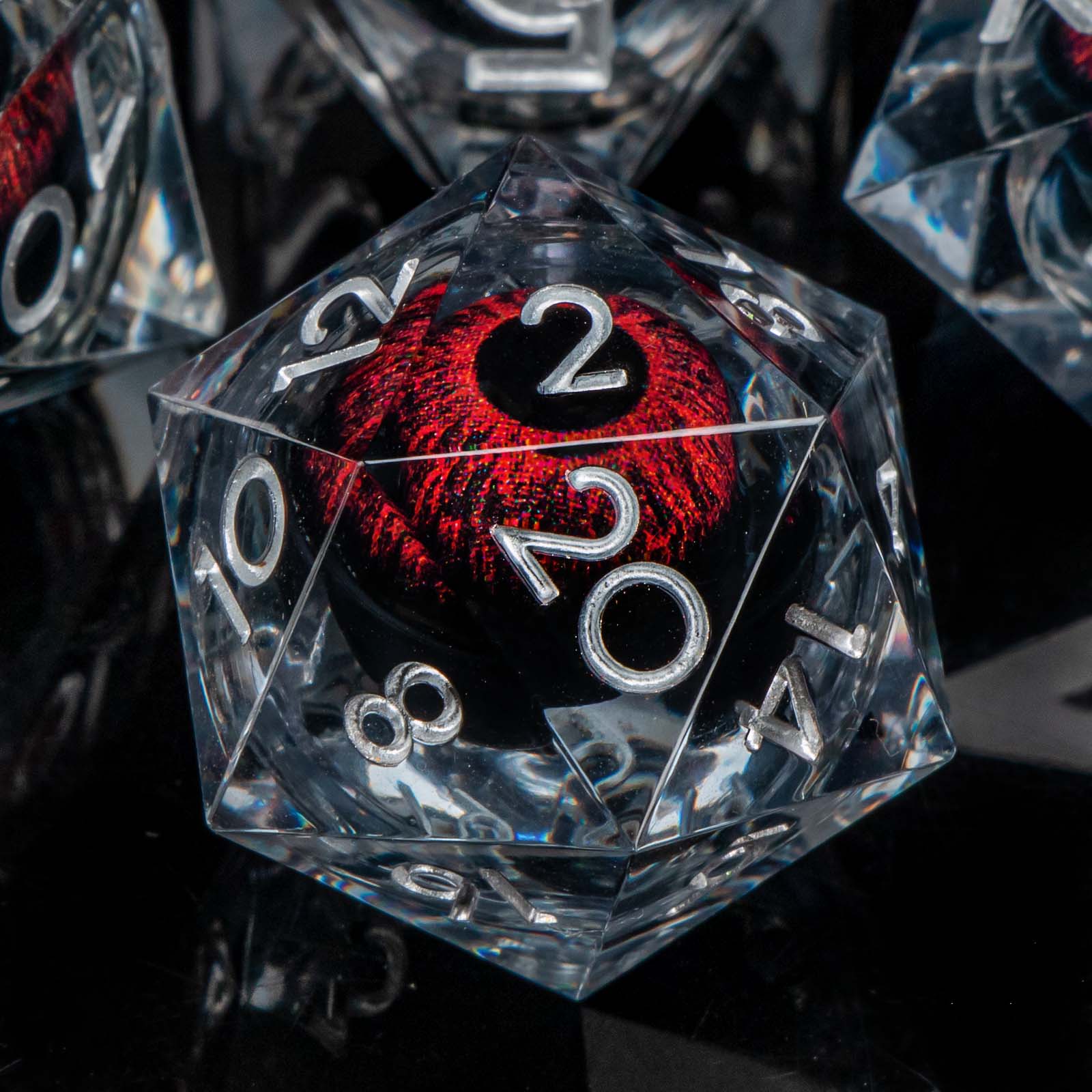 DND 주사위 액체 플로우 코어 레진 D&D 세트 (던 - Board Game Dungeons And Dragons 리뷰 및 가격