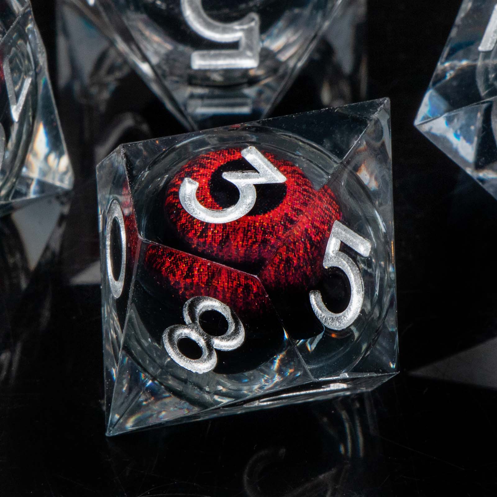 DND 주사위 액체 플로우 코어 레진 D&D 세트 (던 - Board Game Dungeons And Dragons 리뷰 및 가격