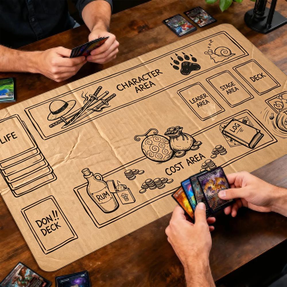 카드보드 테마 존 매직 파티 게임 매트 MTG&TCG  - Play Mat Neoprene 리뷰 및 가격