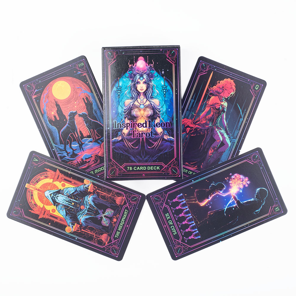 nspired 네온 타로 78 카드 데크 영어 비전 엔 - Board Game Uno 리뷰 및 가격