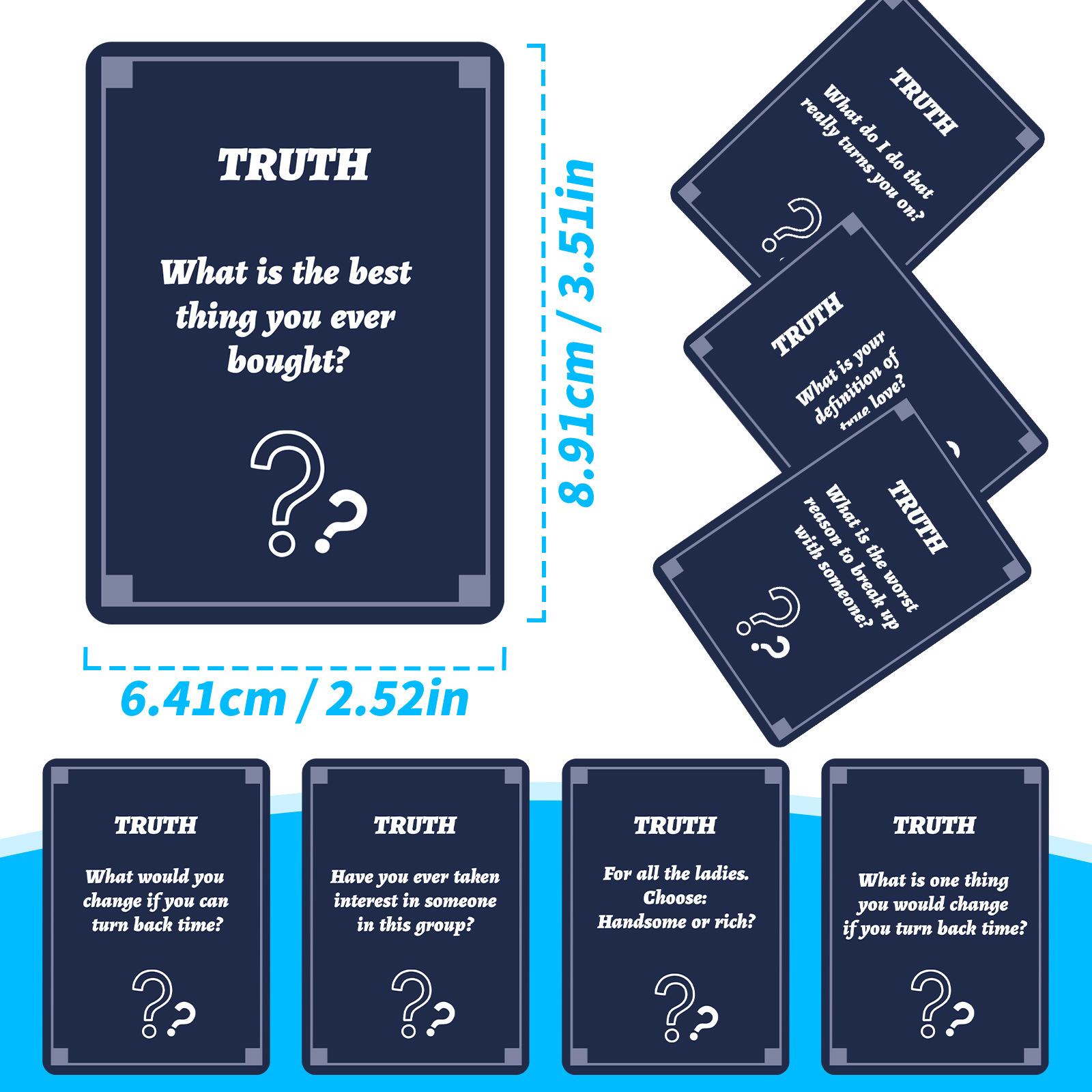 성인을 위한 50Pcs 파티 게임 카드 그룹 아이스브레 - Board Game Quiz 리뷰 및 가격