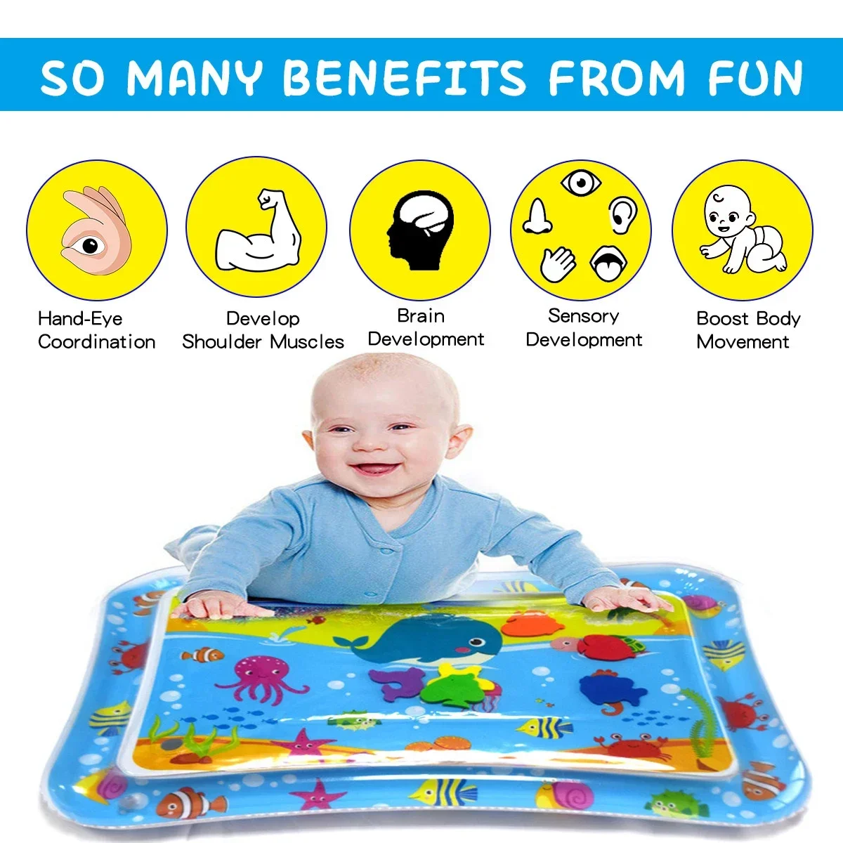 여름 풍선 물 매트 PVC Playmat 유아 활동 놀 - Play Mat Neoprene 리뷰 및 가격