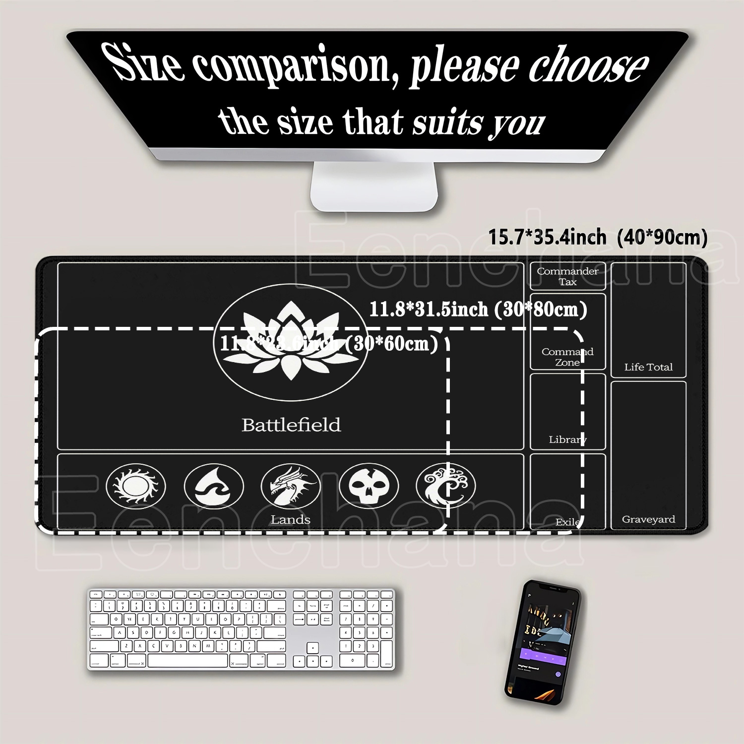 플레이매트 매직 더 개더링 마우스패드 MTG 오피스 오 - Play Mat Neoprene 리뷰 및 가격