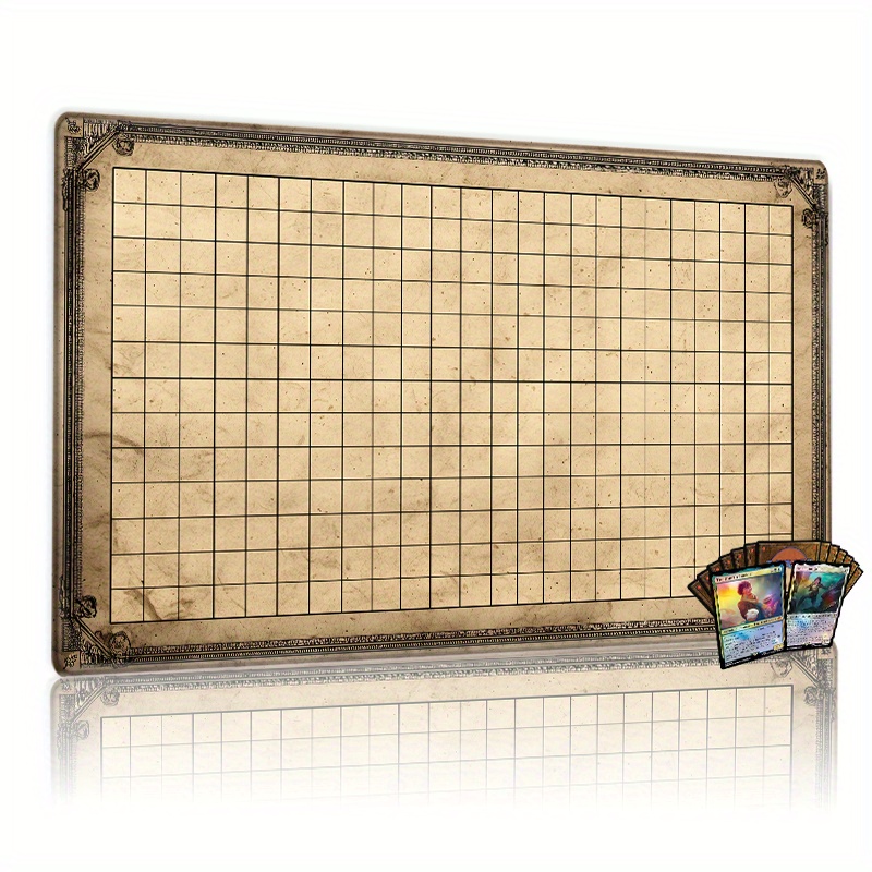 빈티지 그리드 테이블탑 게임 매트 매직 파티 게임 매트 - Play Mat Neoprene 리뷰 및 가격