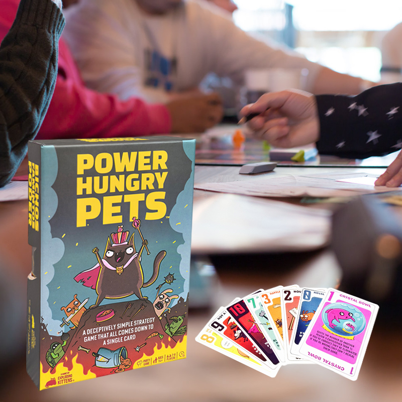 힘에 배고픈 애완동물 카드 게임 보드 게임 가족 파티  - Board Game Quiz 리뷰 및 가격