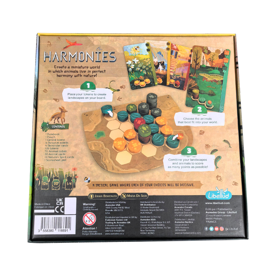 하모니 - 보드 게임 - 동물을 위한 풍경 및 서식지  - Board Game Azul 리뷰 및 가격