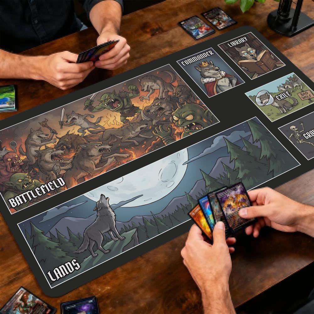 늑대인간 부족 MTG&TCG 테이블탑 게임 매트 매직  - Play Mat Neoprene 리뷰 및 가격