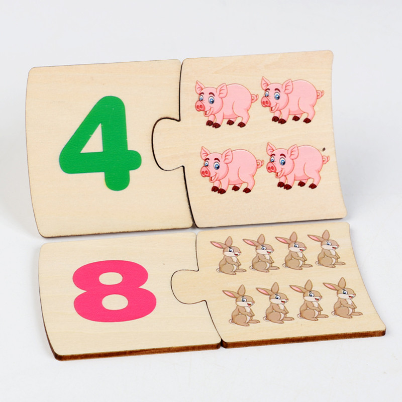 어린이 철제 상자 숫자 학습 나무 동물 음식 퍼즐 보드 - Board Game Education 리뷰 및 가격