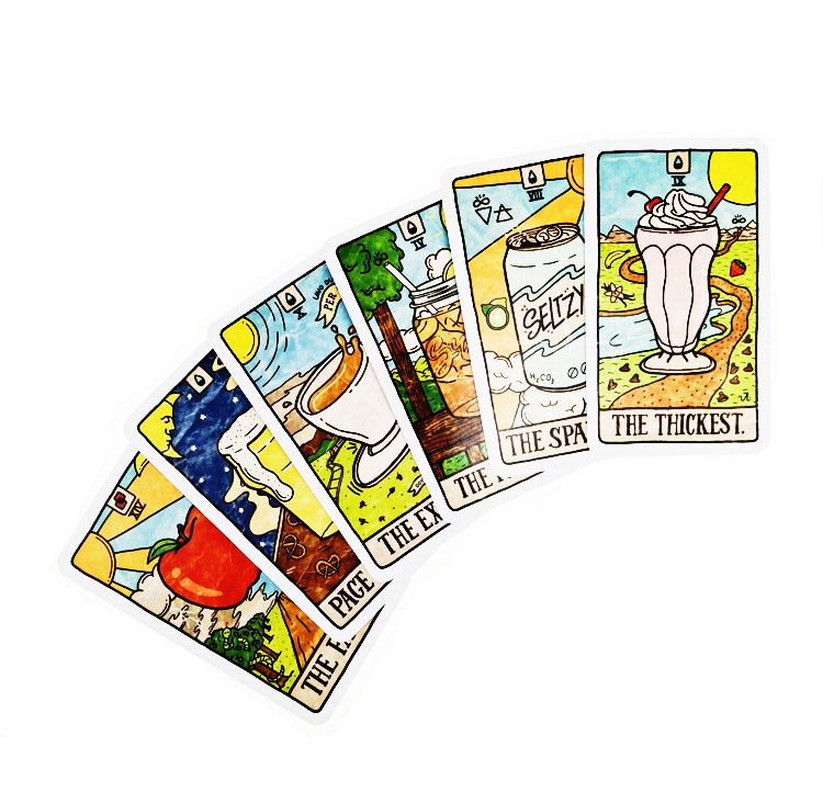 새로운 78개의 일러스트 음식 및 음료 카드 타로 컬렉 - Board Game Research 리뷰 및 가격