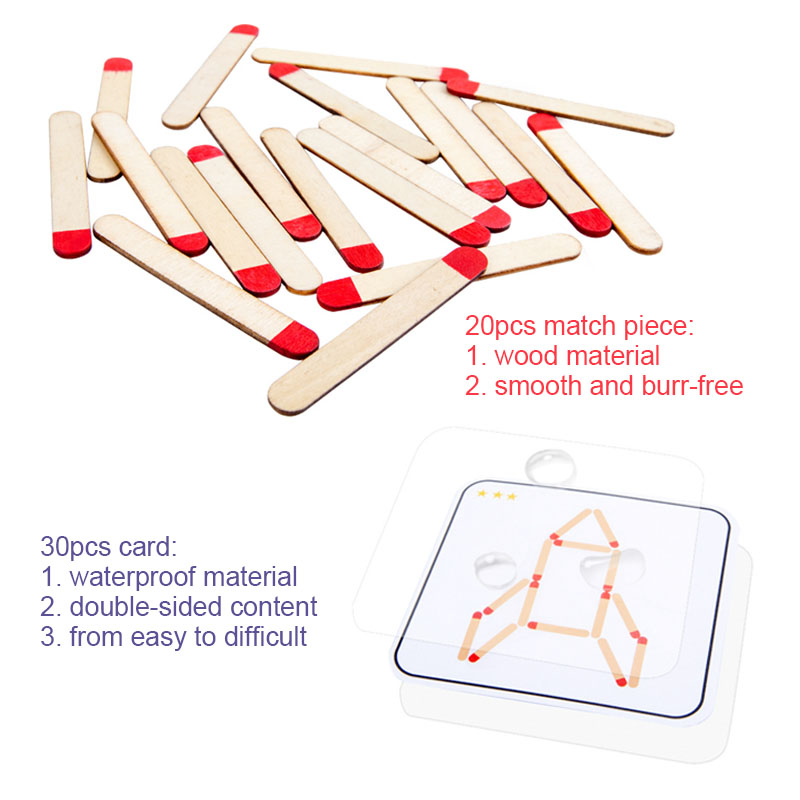 몬테소리 일치 퍼즐 게임 나무 장난감 DIY 수학 기하 - Board Game Diy 리뷰 및 가격