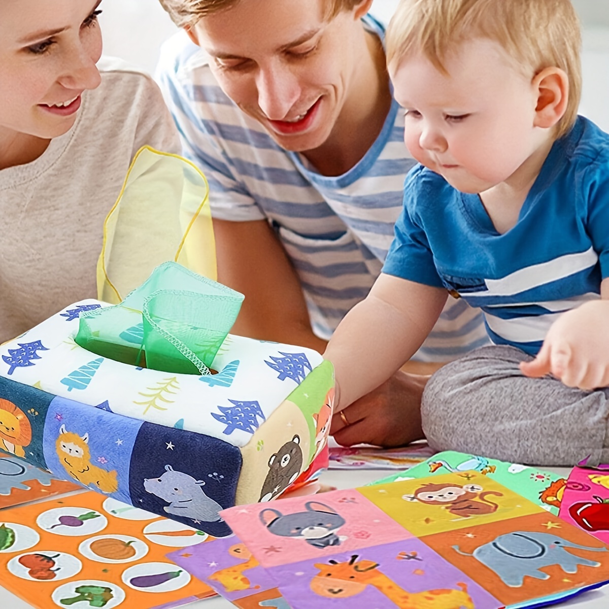 어린이용 몬테소리 장난감, 매직 티슈 박스, 교육 학습 - Board Game Education 리뷰 및 가격