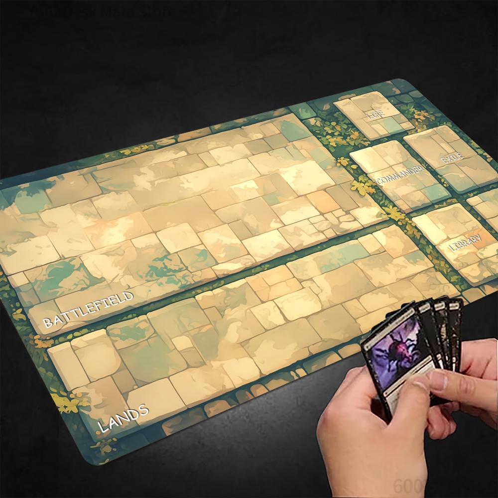 레트로 스톤 브릭 패턴 테마 MTG 플레이매트 매직 카 - Play Mat Neoprene 리뷰 및 가격