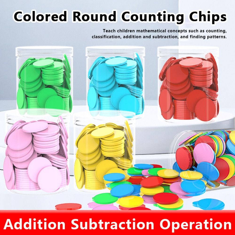 100pcs 플라스틱 계산 칩 덧셈 뺄셈 연산 컬러 라 - Board Game Vector 리뷰 및 가격