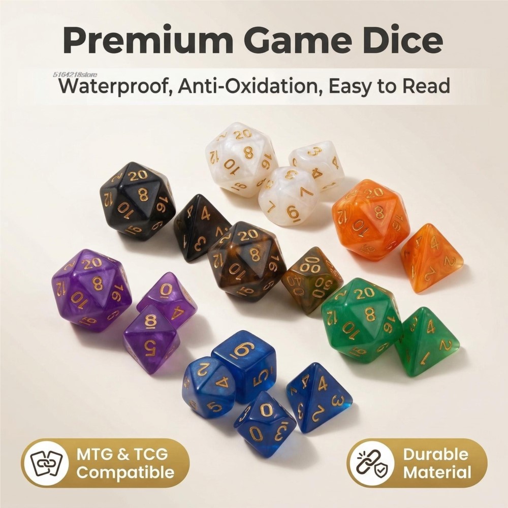 7pcs 세트 주사위 보드 게임 롤링 주사위 갤럭시 테 - Board Game Vector 리뷰 및 가격