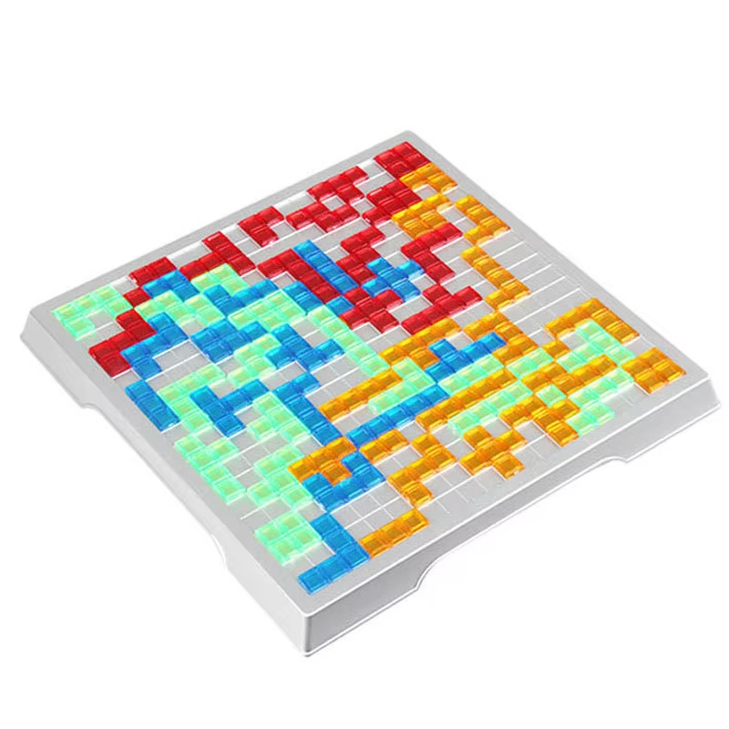 어린이 지적 퍼즐 전략 보드 교육 장난감 컬러 사각형  - Board Game With Questions 리뷰 및 가격
