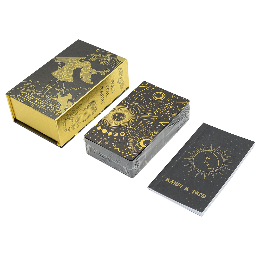 금박 타로 러시아 버전 카드 게임 PVC 방수 보드 게 - Board Game Uno 리뷰 및 가격