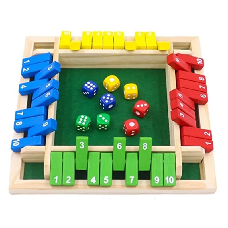 나무 주사위 보드 게임 4인용 상자 닫기 플랩 및 주사 - Board Game Azul 리뷰 및 가격
