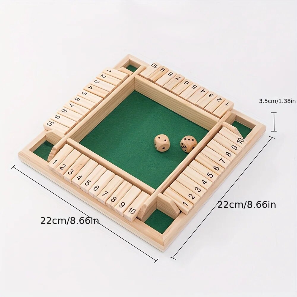 나무 주사위 보드 게임 4인용 상자 닫기 플랩 및 주사 - Board Game Azul 리뷰 및 가격